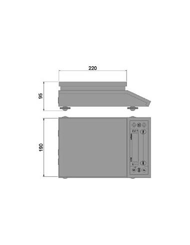 Balance de precision inox Dini Argeo TRD pour professionnel