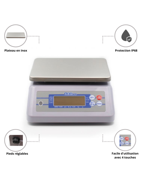 Balance compacte étanche ABDPRO SSU